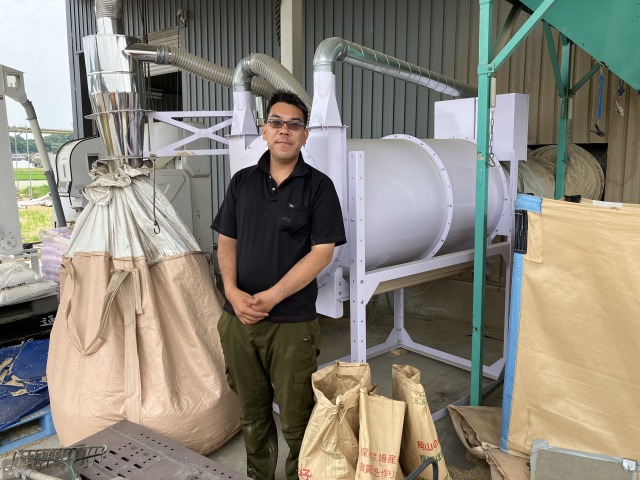 山本の乾燥機用集塵機がスゴイ ゴミトルネード導入 岡山県岡山市藤田ライス・阿部社長